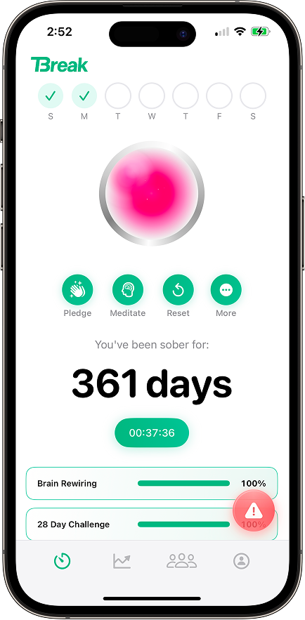 TBreak App Screenshot